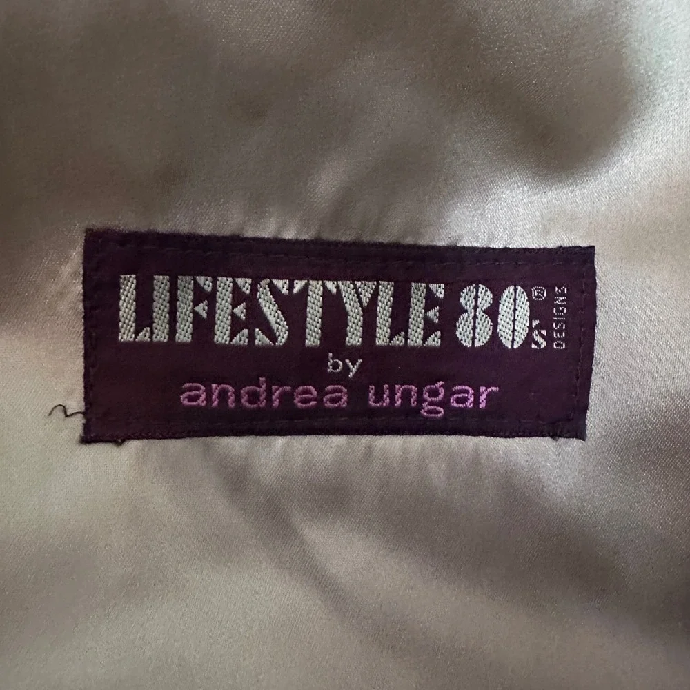 Lifestyle 80 by Andrea Ungar Faux Fur Jacket Zig Zag Pattern Knit Collar & Cuffs - Picture 4 of 14